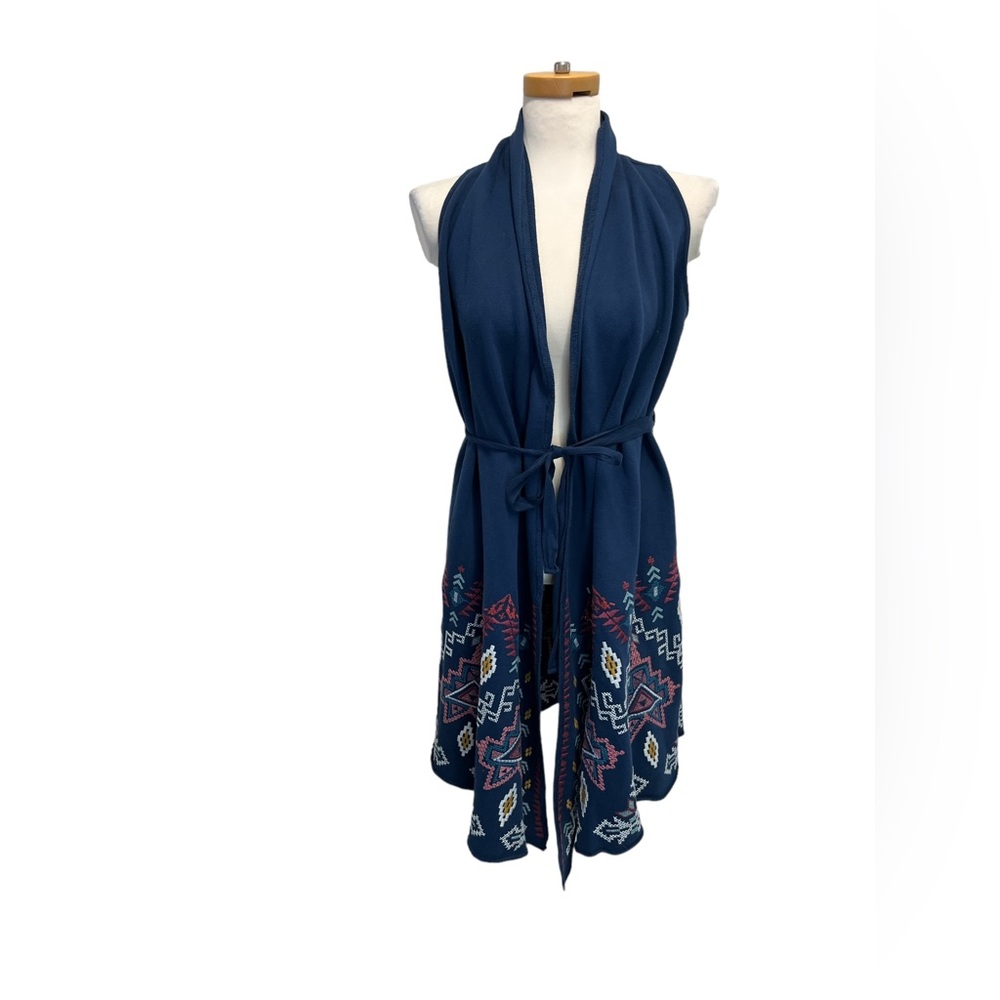 Johnny Was Classic Tisha Embr Knit Vest